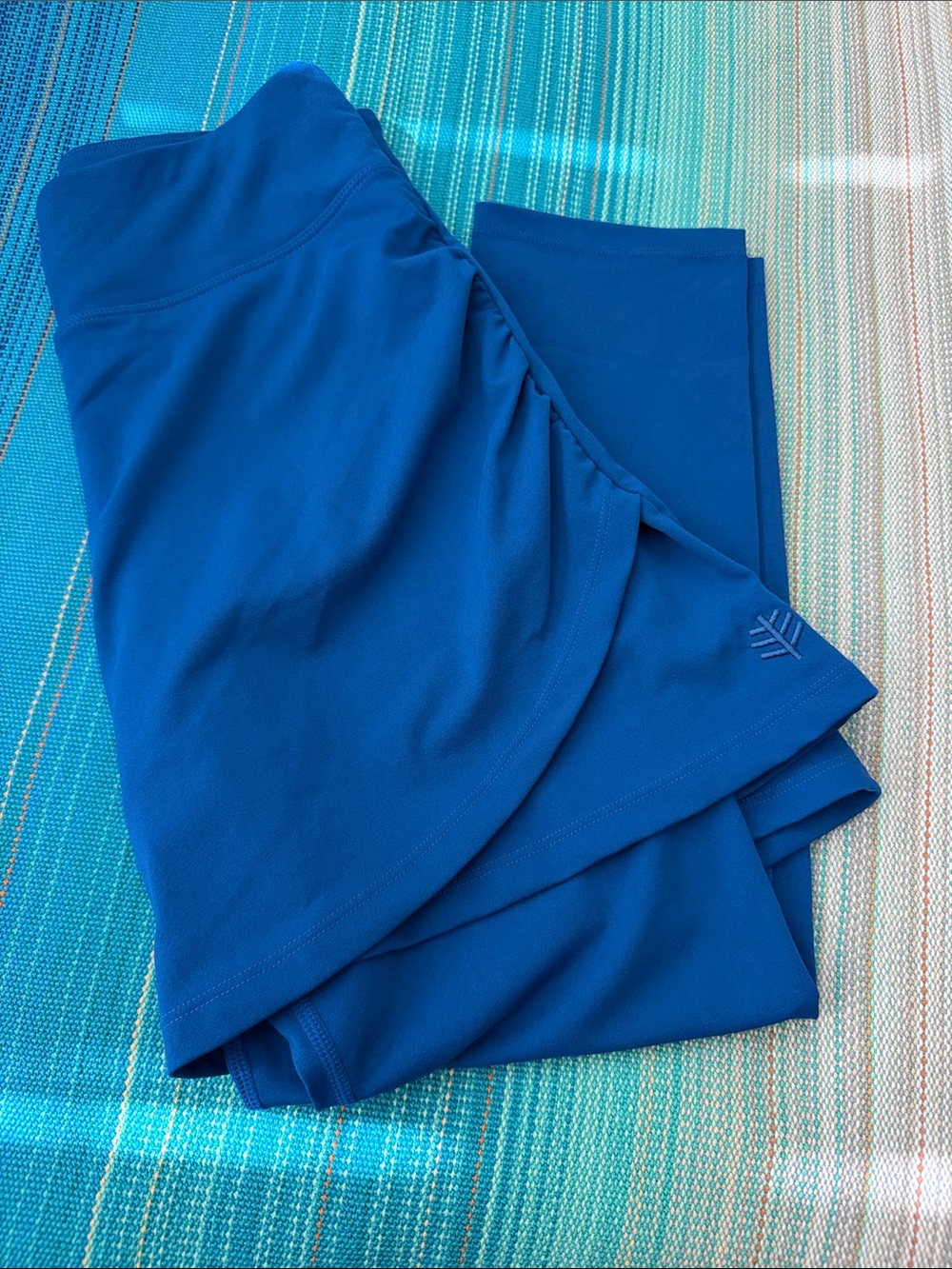 Coolibar Women's Kahula Skirted Swim Capris UPF 50+